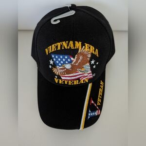 Vietnam Era Veteran Black Cap